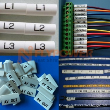 Number and Alphabet Printable Heat Shrinkable Maker sleeve/tubing/tube BH-NIT